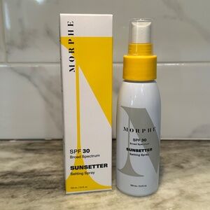 MORPHE SUNSETTER Makeup Setting Spray NEW Broad Spectrum SPF 30 100ml 3.4 oz.